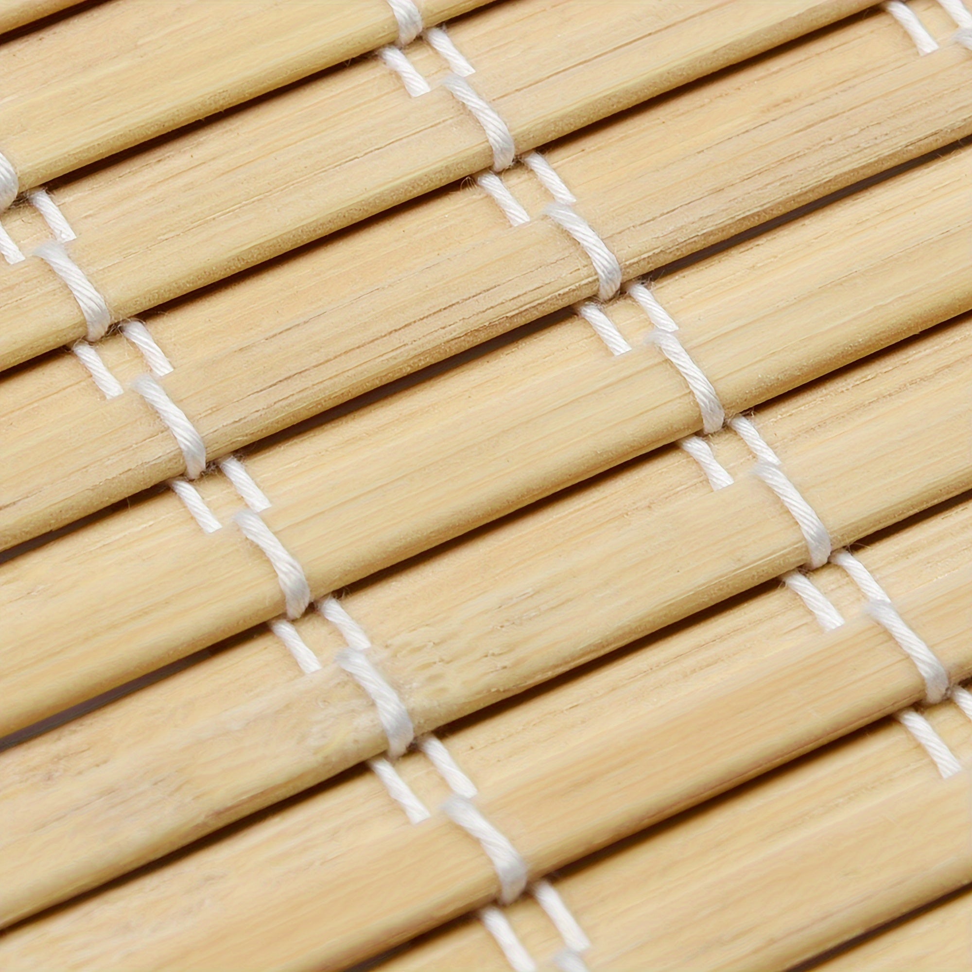 Cordless Bamboo Roman Shades, Light Filtering Window Treatment, Roll Up Bamboo Blinds for Window