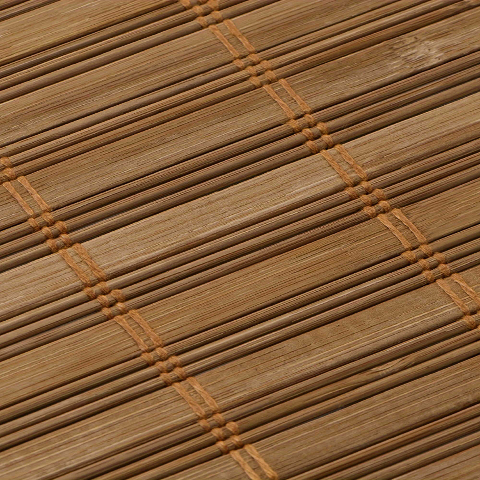 Cordless Bamboo Roman Shades, Light Filtering Window Treatment, Roll Up Bamboo Blinds for Window