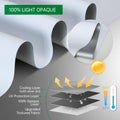 Remote-Controlled Solar-Powered Electric Shades That Provide Complete Darkness, Ideal for Bedrooms, Living Areas, And Home Offices, And Are