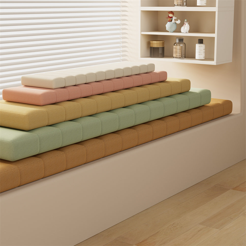ShadeMart Window Seat Cushions for Indoor Furniture, Waterproof Anti-Scratch Bay Window Cushion, Premium 70D Foam Bench Cushion (1.8 Inch Thick)