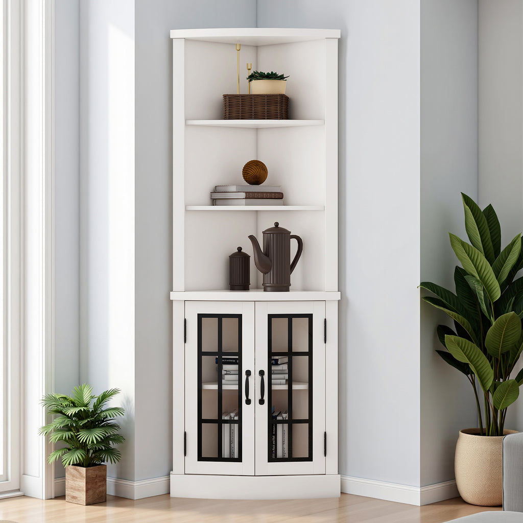 Curved Corner Storage Cabinet | 65\