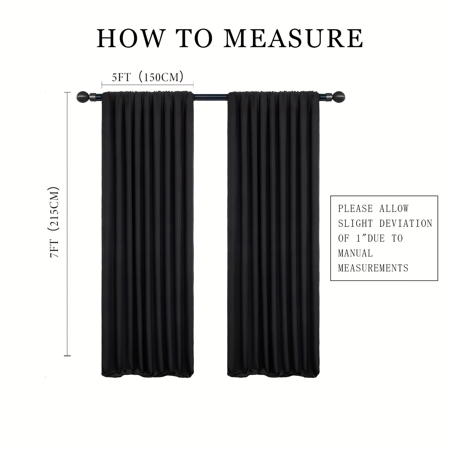 6 Panels Vertical Blinds Wrinkle Free Black  Photo Backdrop Drapes | 5x7ft for Window Treatment, Photography, Wedding Parties, Birthday Background, Baby Shower, 30ftx7ft Blinds and Sunshades Home Decoration